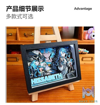 Yu Zhi Jiang Studio – Hissabeth X Sonetto 3D Decorative Painting Reverse: 1999
