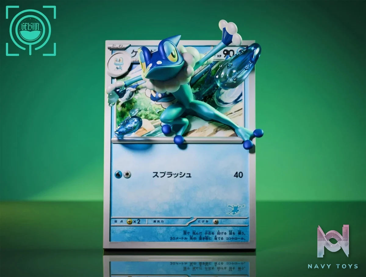 Froakie,Frogadier & Greninja resin statue Geisha Studio anime figure