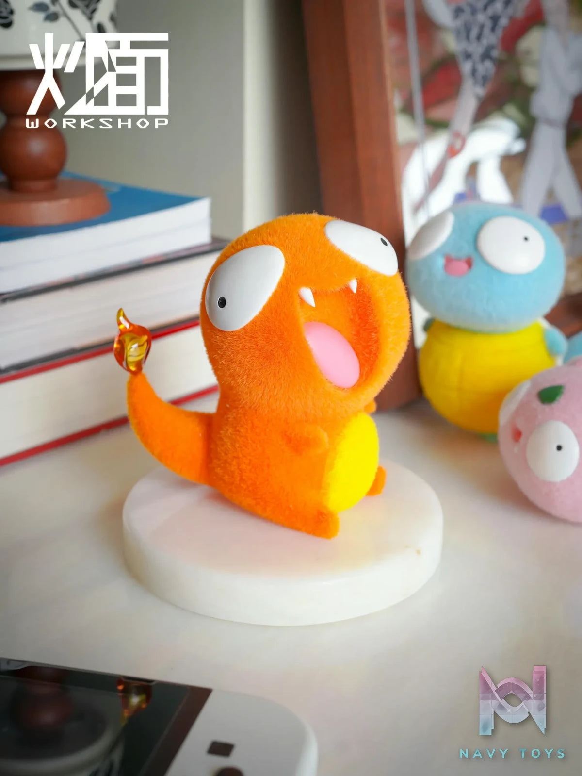 CM Studio – Pokémon Flocked Bulbasaur & Charizard & Squirtle