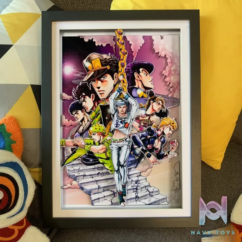 KALA HOME Studio – JoJo Multiple Characters #02 3D Decorative Painting JoJo