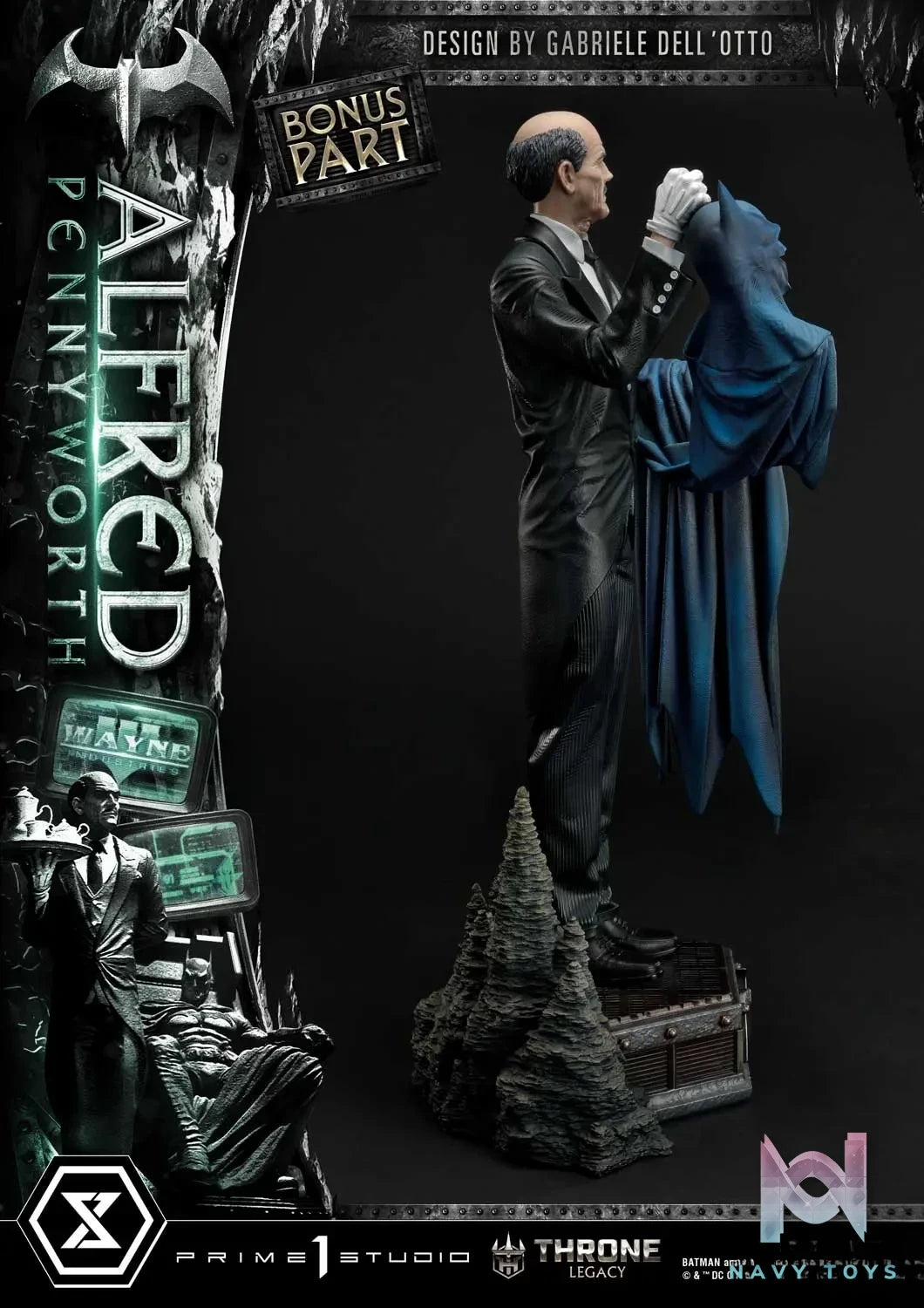 Prime 1 Studio – Throne Legacy Batman (Comics) Alfred Pennyworth TLCDC-02 TLCDC-02S (Licensed)