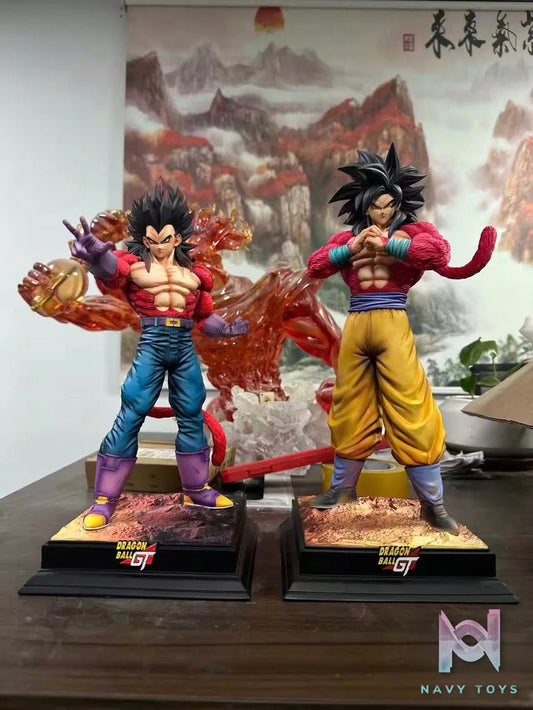 Vegeta SSJ 4 VS Goku SSJ4 - Dragon Ball - 49 Studio resin statue Recast anime figure
