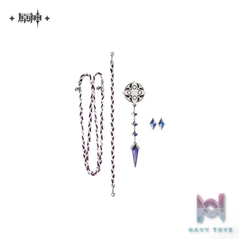 miHoyo – Genshin Impact Frost and Flame series Brooch Set Accessories (Licensed)