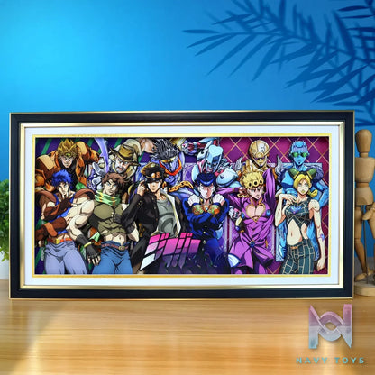 KALA HOME Studio – JoJo Multiple Characters #04 3D Decorative Painting