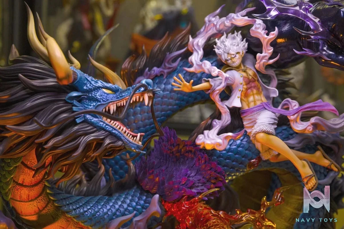 Luffy Nika vs Kaido Dragon - One Piece - OPM Studio resin statue opm studio anime figure