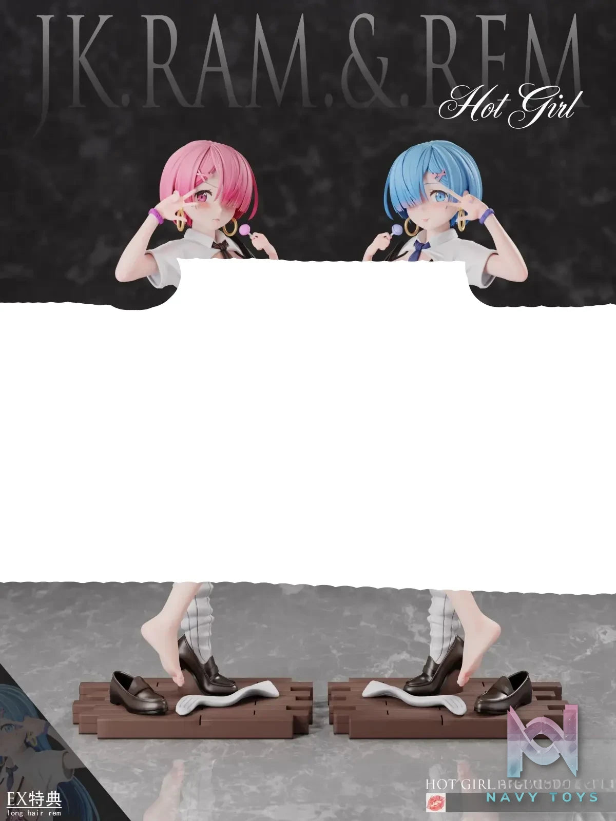 Thistles and thorns Studio – Re:ZERO – Starting Life Gyaru JK Rem & Ram