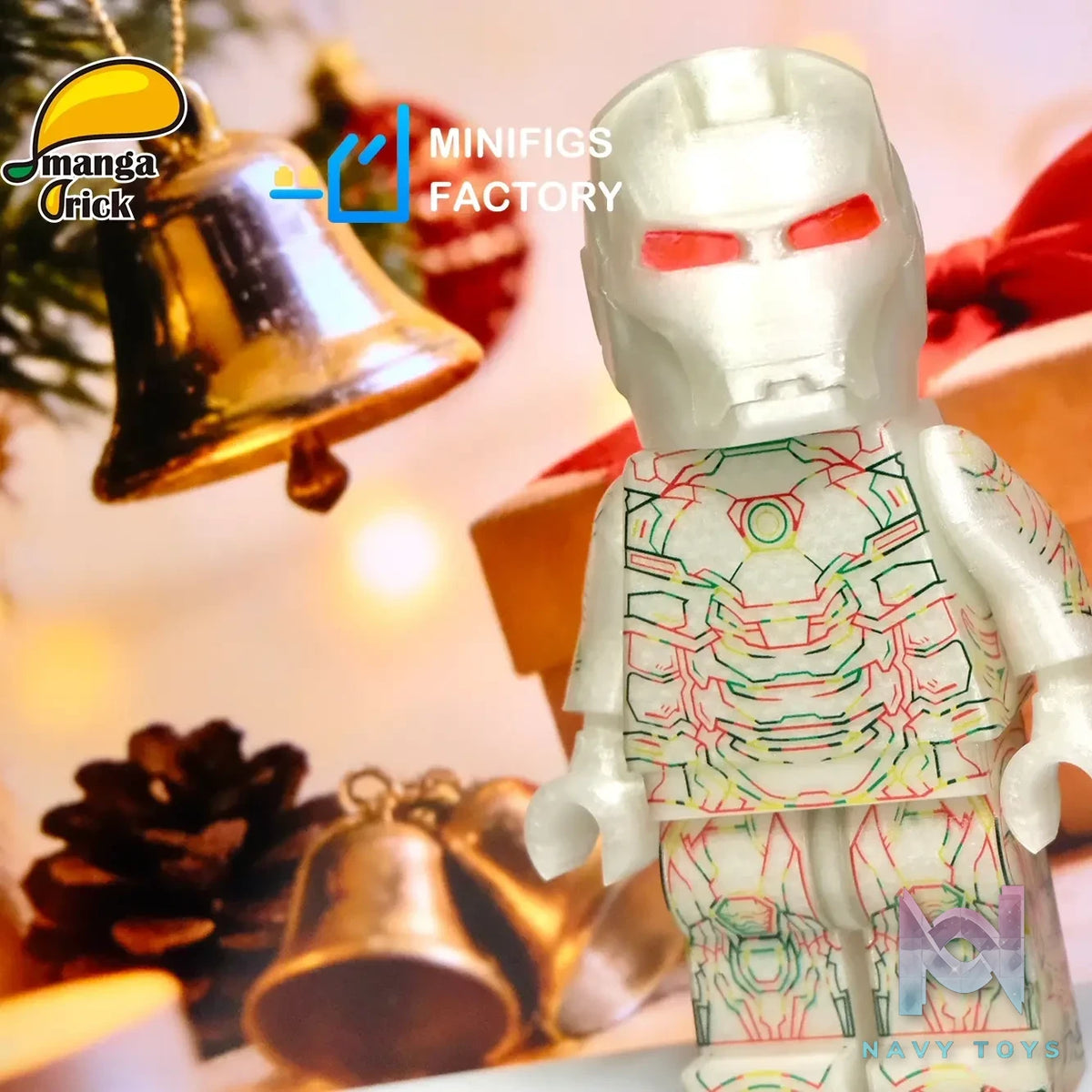 LEYILEBRICK Studio – Iron Man Glow in the dark Iron Man