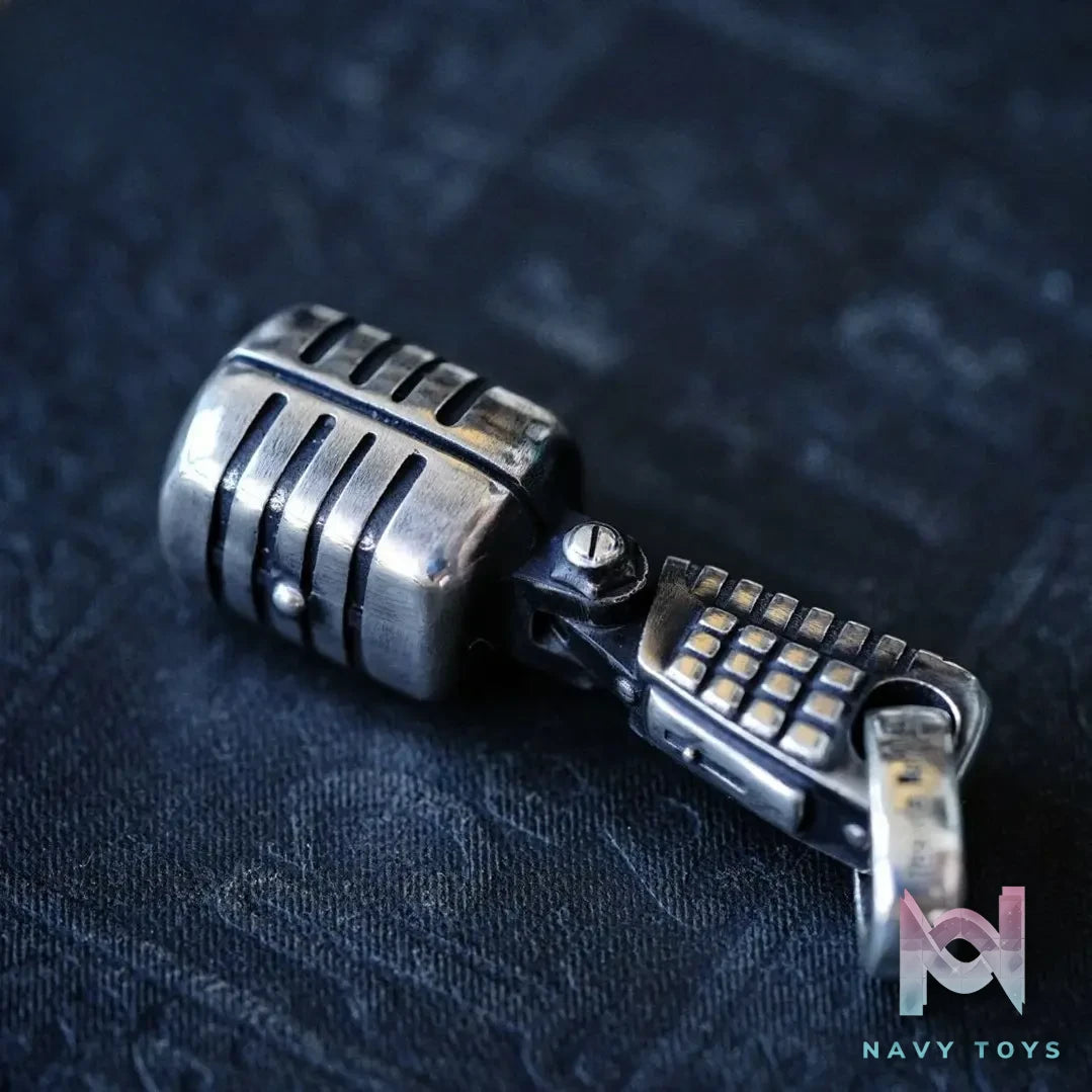 Raven Studio (silver jewelry) – Original Exclusive Design Microphone Pendant Original