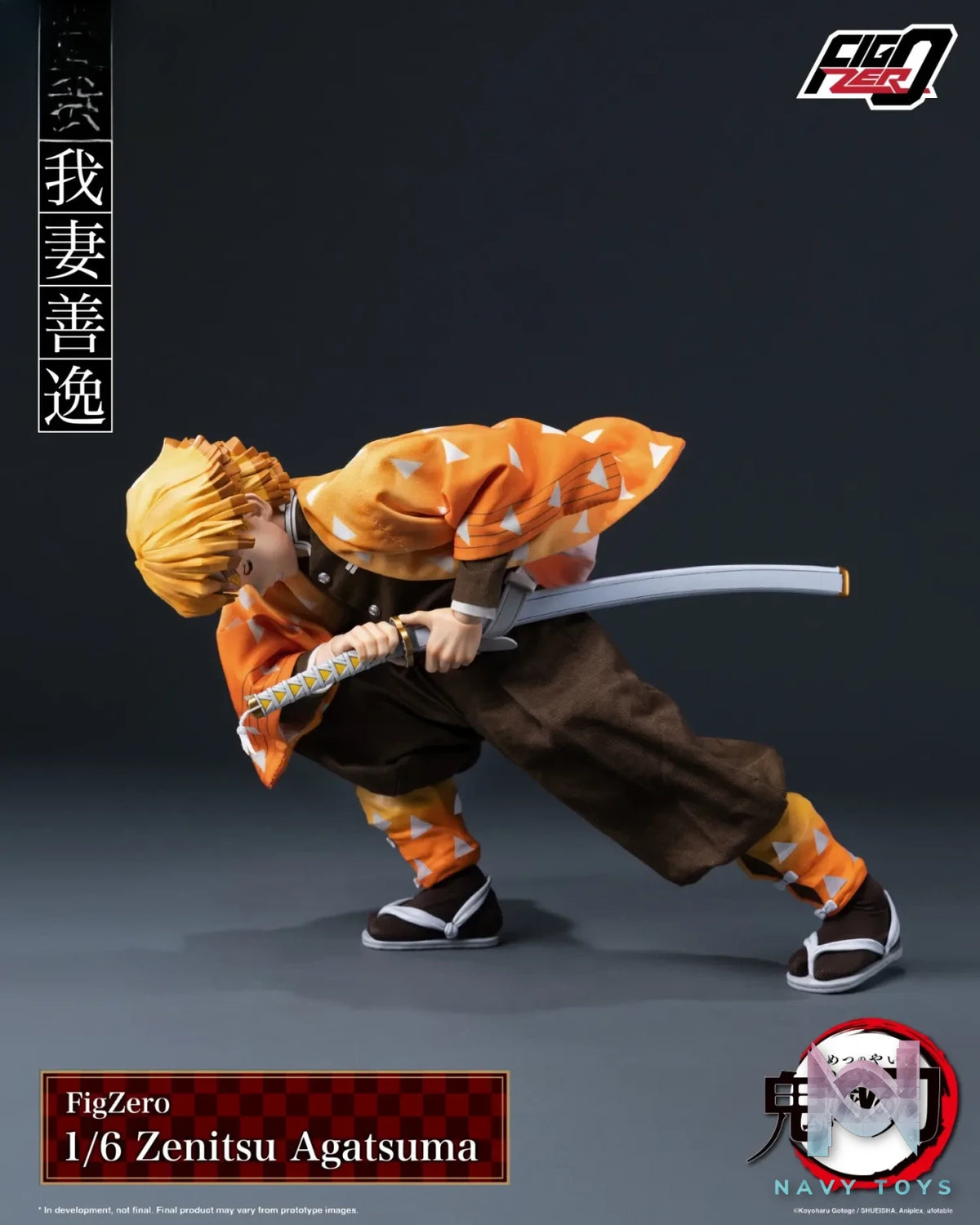 Threezero – Demon Slayer: Kimetsu no Yaiba FigZero 1/6 Zenitsu Agatsuma 3Z06690W0 (Licensed)
