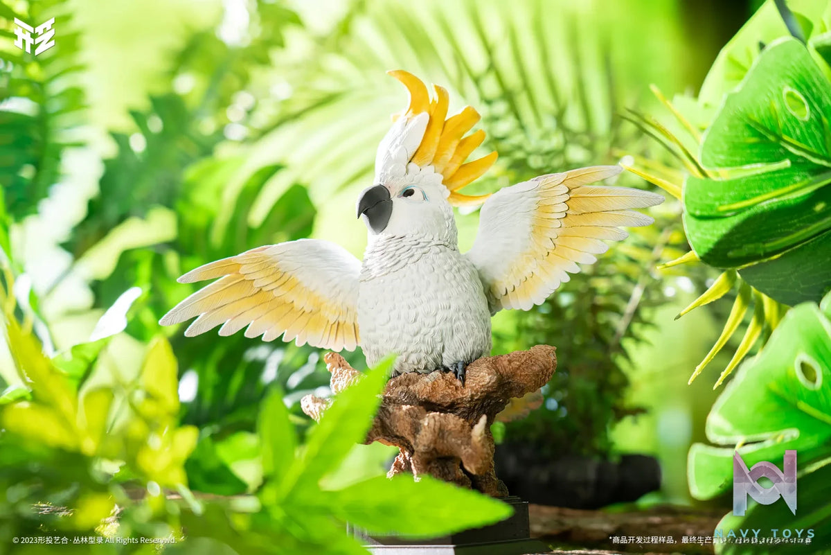 Xing Tou Yi He Studio – Jungle Catalog 003 Cacatua galerita Sulphur-crested Cockatoo Bromel (Licensed)