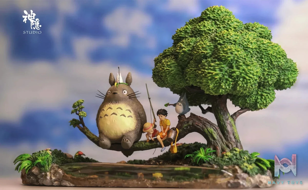 Shen Yin Studio - My Neighbor Totoro The cozy moments of midsummer resin statue Navy Toys anime figure