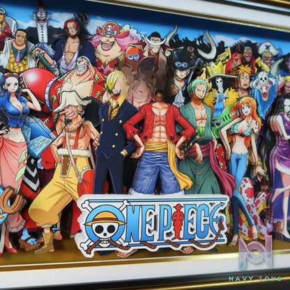 KALA HOME Studio – One Piece Multiple Characters #08 3D Decorative Painting One Piece