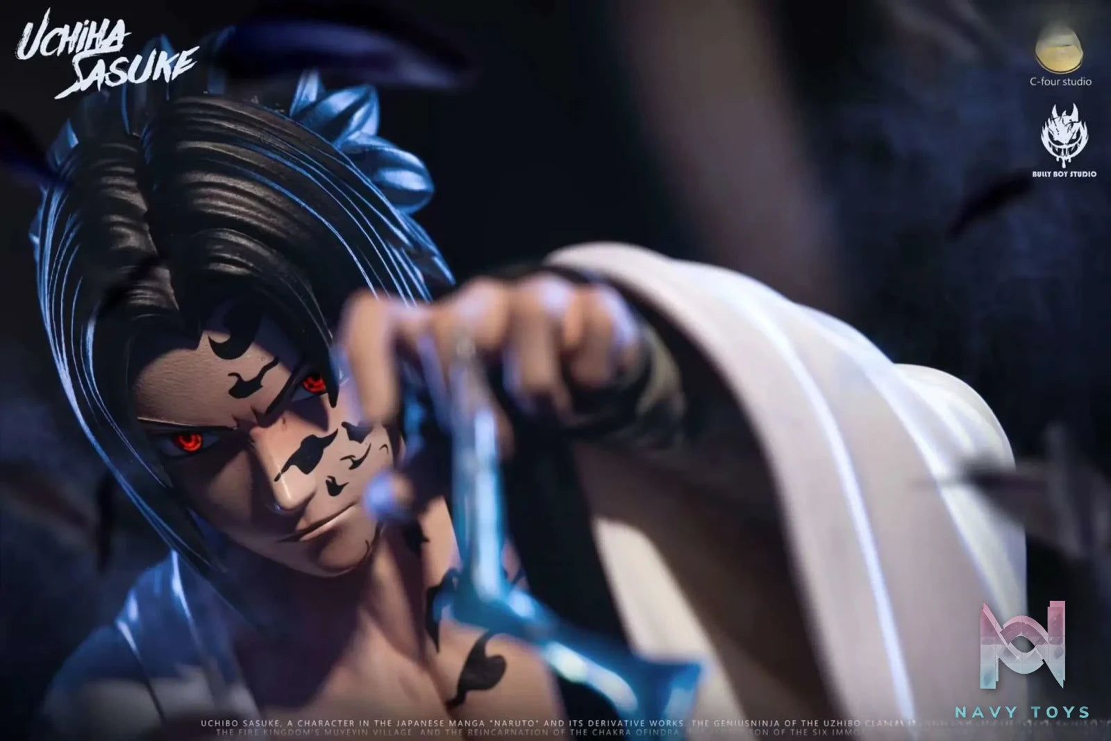 BBS Studio & C4 Studio – Naruto Seated Uchiha Sasuke