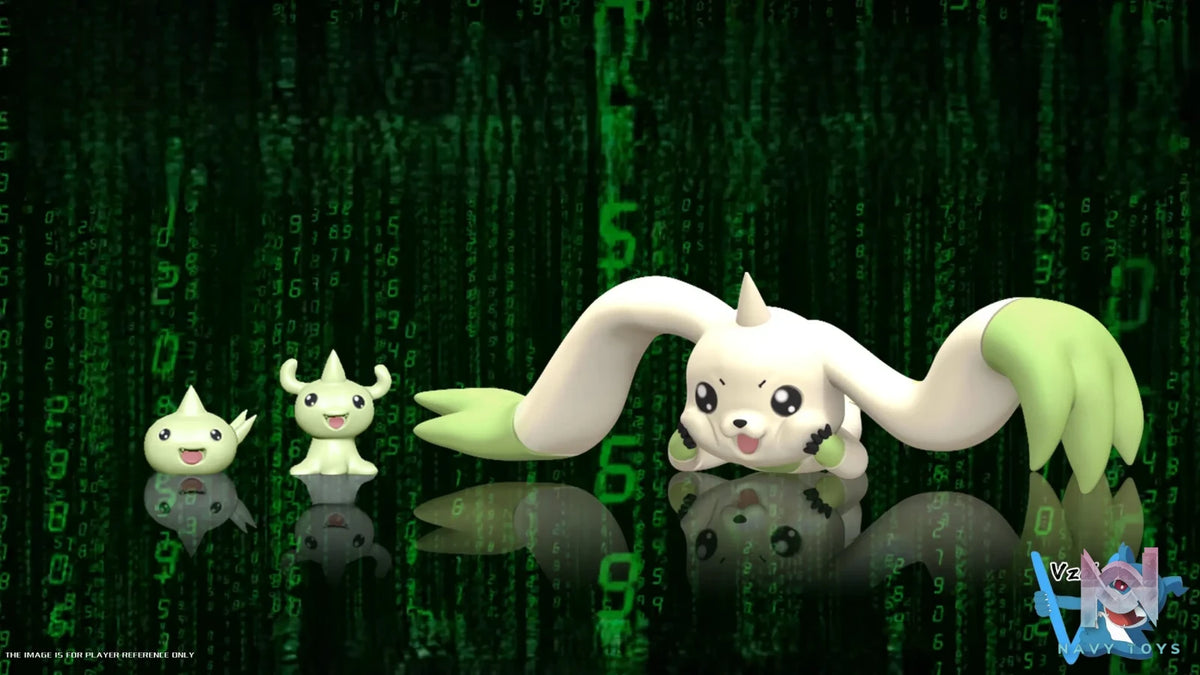 Vzai Studio – Terriermon X Lopmon Evolution Line Digimon