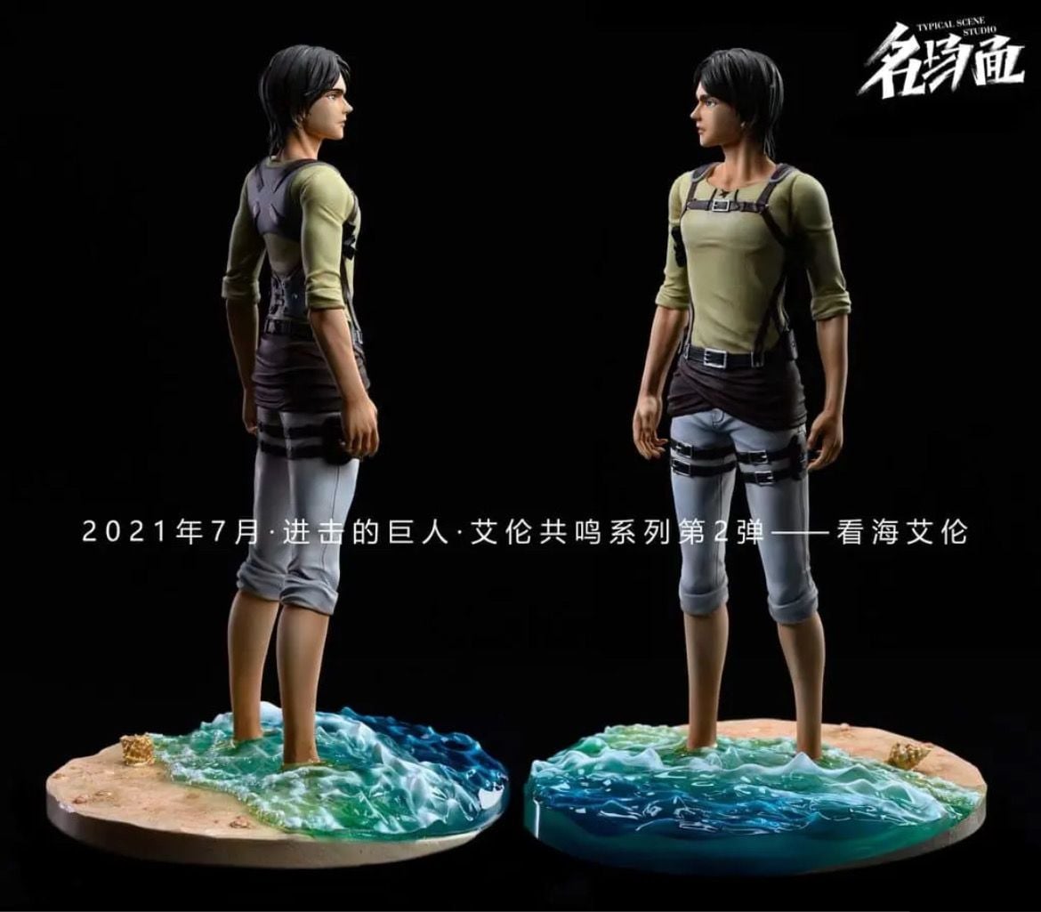 Eren Yeager Viewing The Sea - Attack On Titan - Typical Scene Studio resin statue Typical Scene Studio anime figure