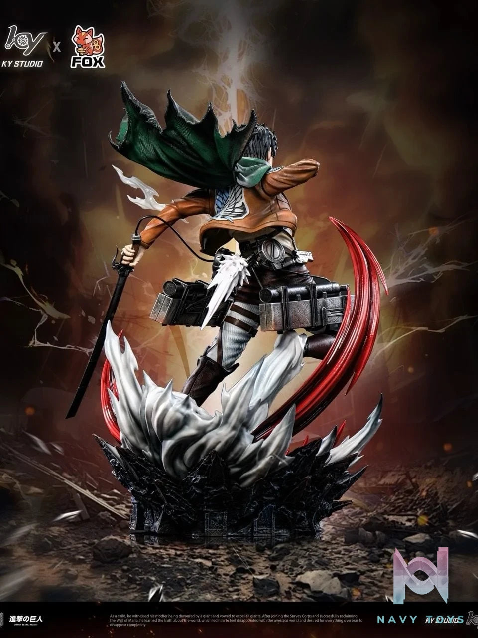 Eren - Attack On Titan - FOX Studio x KY Studio resin statue FOX Studio x KY Studio anime figure