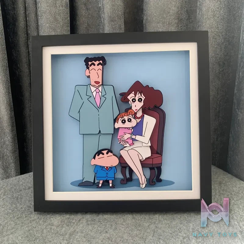 KALA HOME Studio – Crayon Shin-chan Multiple Characters #07 3D Decorative Painting Crayon Shin-chan