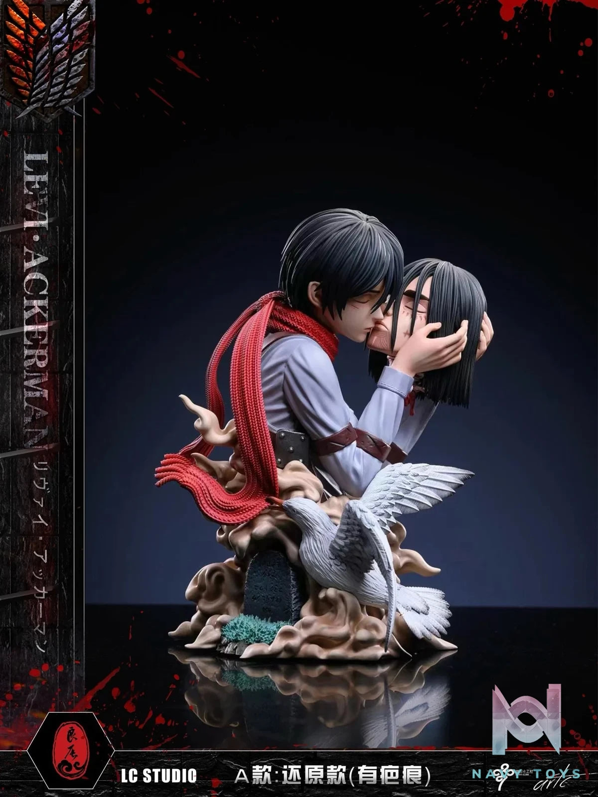 Eren & Mikasa Last Kiss - Attack on Titan - LC Studio resin statue lc Studio anime figure