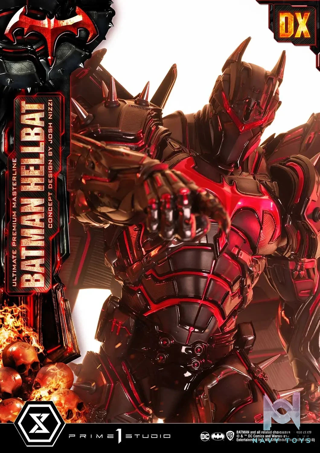 Prime 1 Studio – Ultimate Premium Masterline Batman (Comics) Batman Hellbat Concept Design by Josh Nizzi UPMDC-06 UPMDC-06DX UPMDC-06DXS (Licensed)