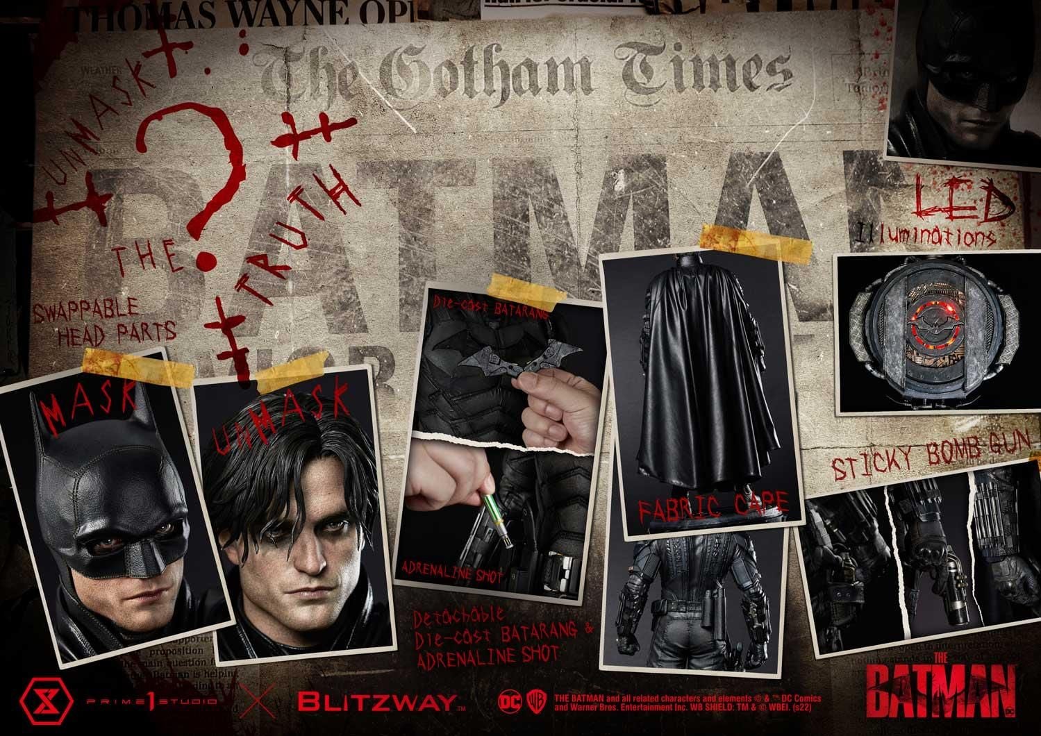 Batman - The Batman - Prime 1 Studio (MMTBM - 03S) resin statue Prime 1 Studio anime figure