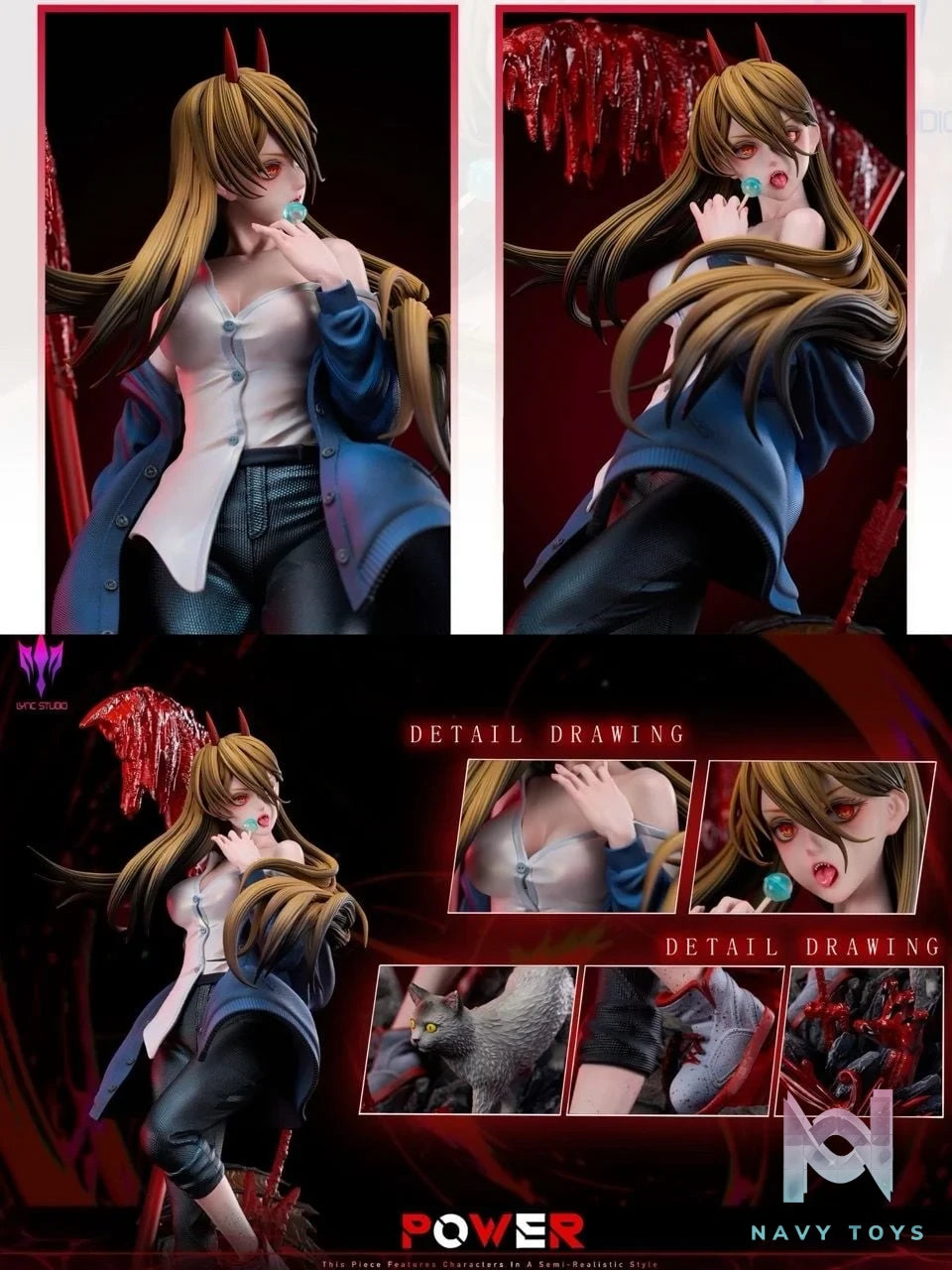 Power - Chainsaw Man - Lync Studio resin statue Lync Studio anime figure