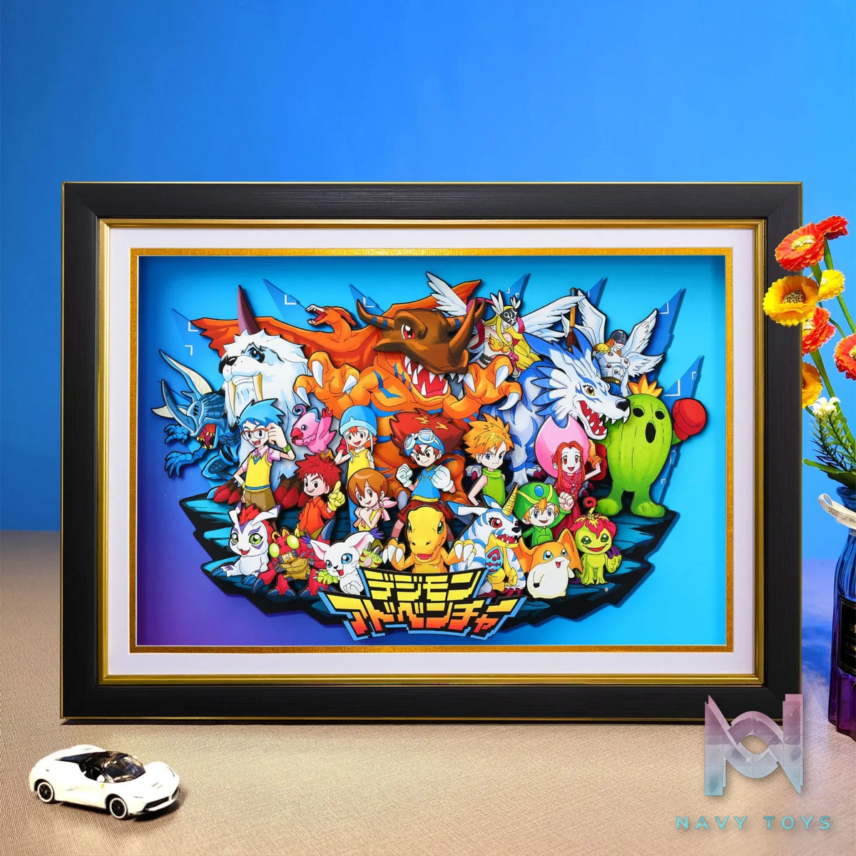 Yu Zhi Jiang Studio – Digimon Multiple Characters Series #7 3D Decorative Painting Digimon