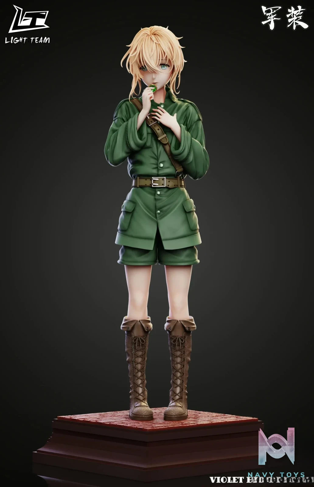 LIGHT TEAM Studio – Violet Evergarden Childhood Military Uniform Violet