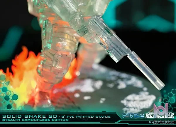 First 4 Figures – Metal Gear Solid – Solid Snake SD 8″ PVC Painted statue (Licensed)