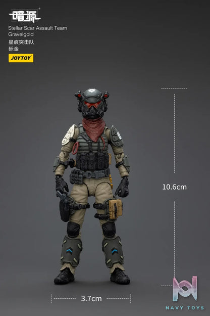 JOYTOY – Stellar Scar Assault Team Gravelgold & Darksilicon & Titanite & Firesulfur & Ghostmanganese JT01871 JT01888 JT01895 JT01901 JT01918 (Licensed)