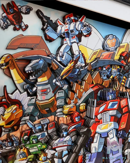 KALA HOME Studio – Transformers Multiple Characters #01 3D Decorative Painting Transformers