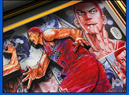 Yu Zhi Jiang Studio – Slam Dunk Multiple Characters Series #4 3D Decorative Painting Slam Dunk