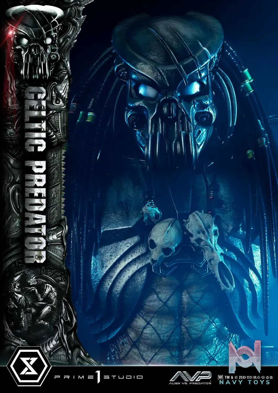 Prime 1 Studio Museum Masterline Alien vs. Predator Celtic Predator MMPR-05 MMPR-05S