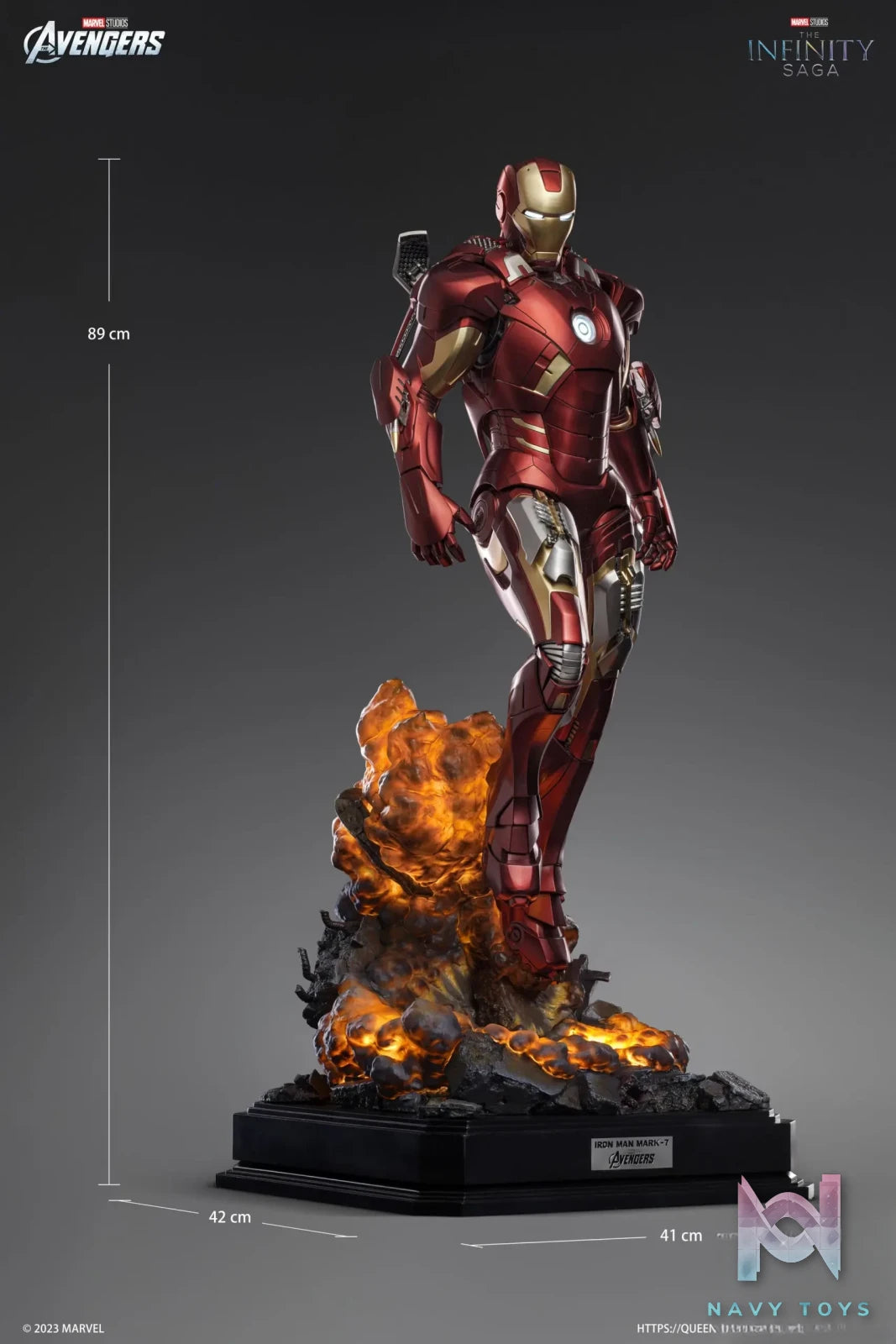 Queen Studio – Marvel Iron Man Mark7 (Licensed)
