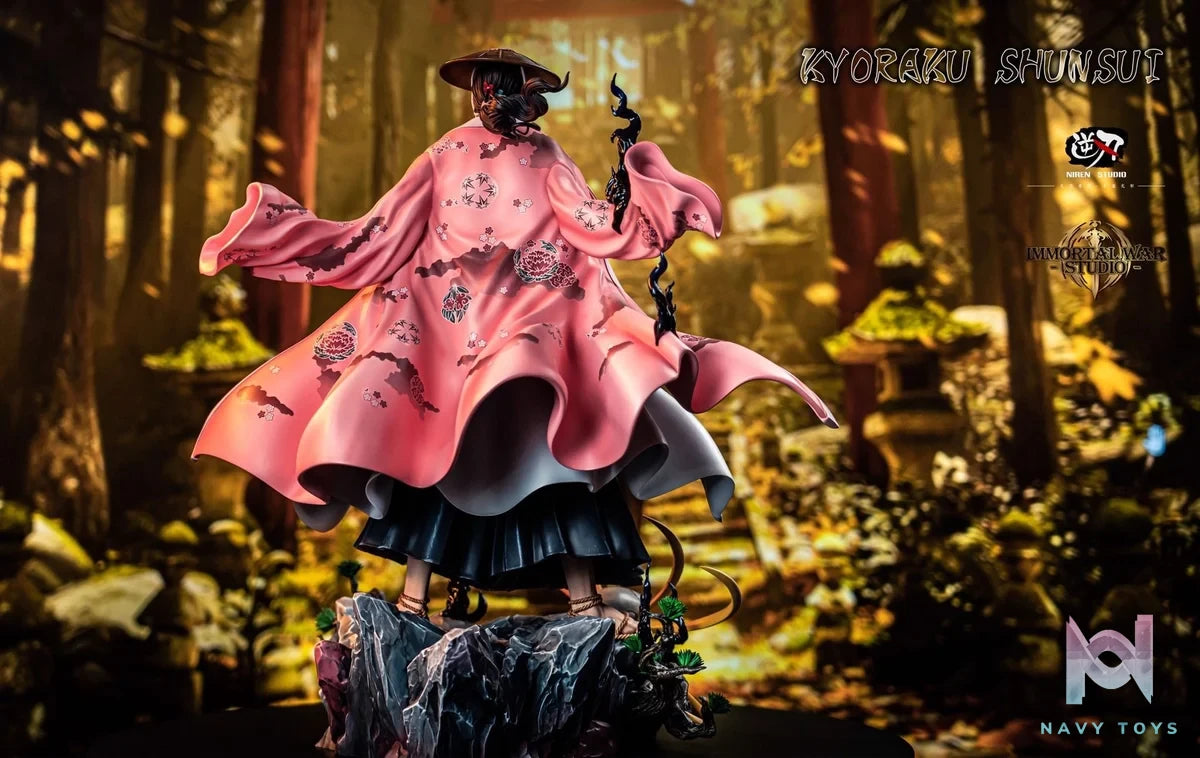 Kyoraku Shunsui - Bleach - IW x Niren Studio resin statue IW Studio x Nien Studio anime figure