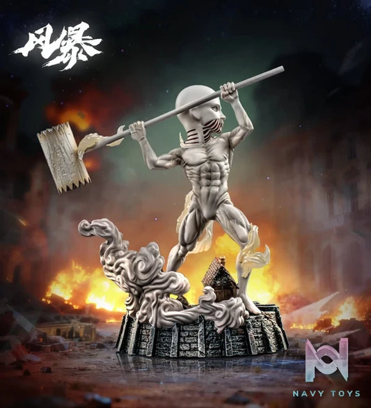 Feng Bao Studio - The War Hammer Titan Attack on Titan resin statue Navy Toys anime figure