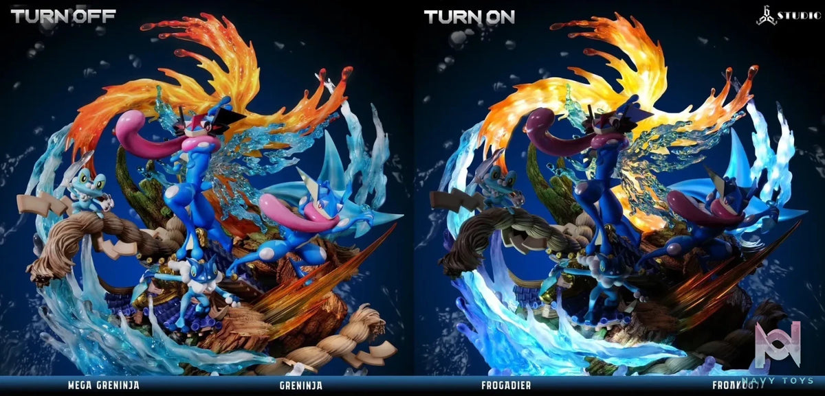 666 Studio – Mega Greninja Water Shuriken All Out Pokémon