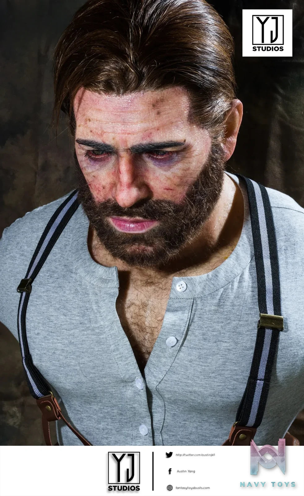 YJ Studio – Sick Version Arthur Morgan 1/1 Bust Red Dead Redemption