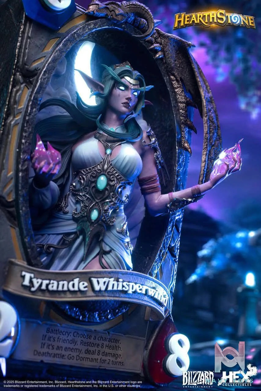 Tyrande Whisperwind Art resin statue Blizzard Hearthstone anime figure