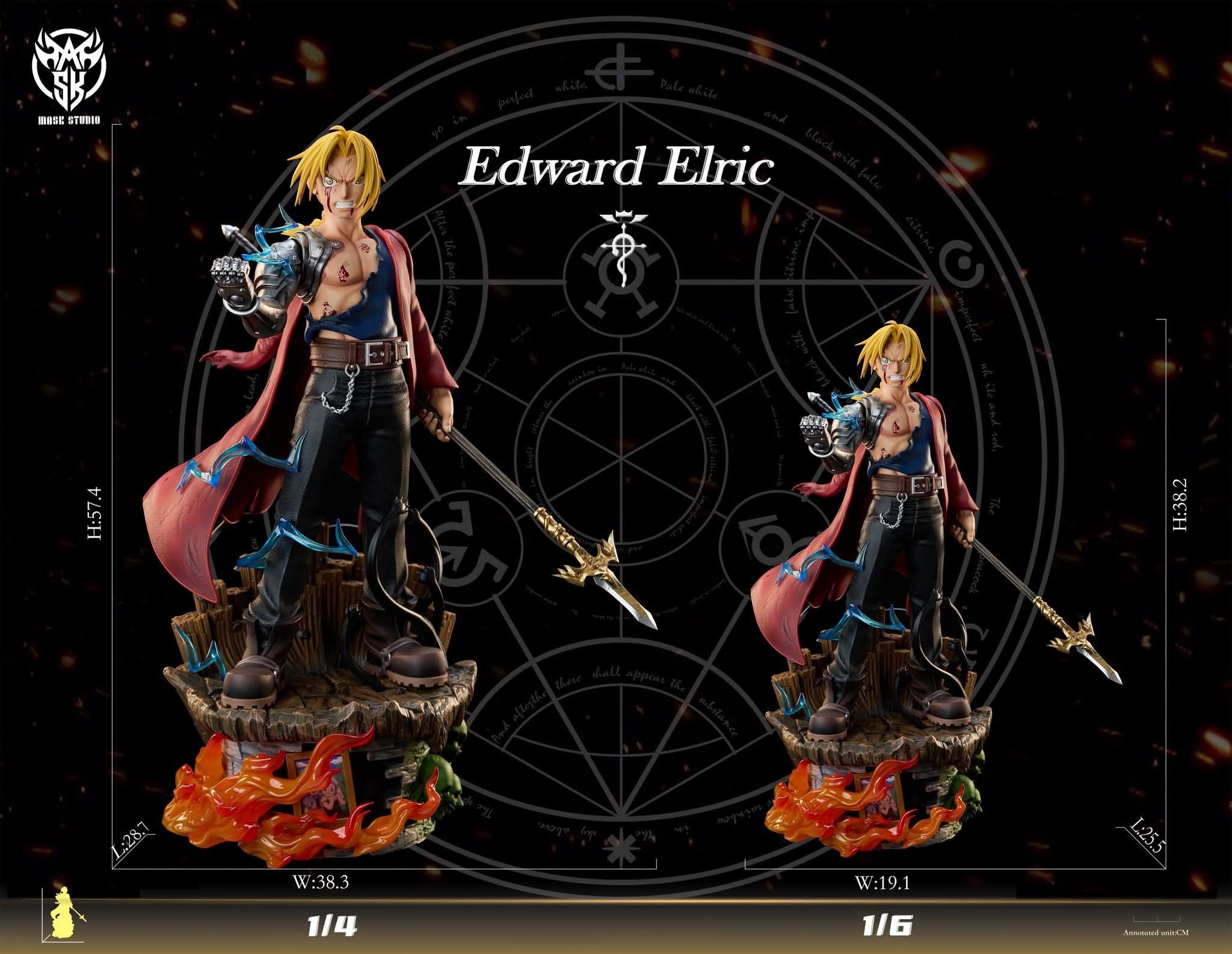 Edward Elic resin statue mask studio anime figure