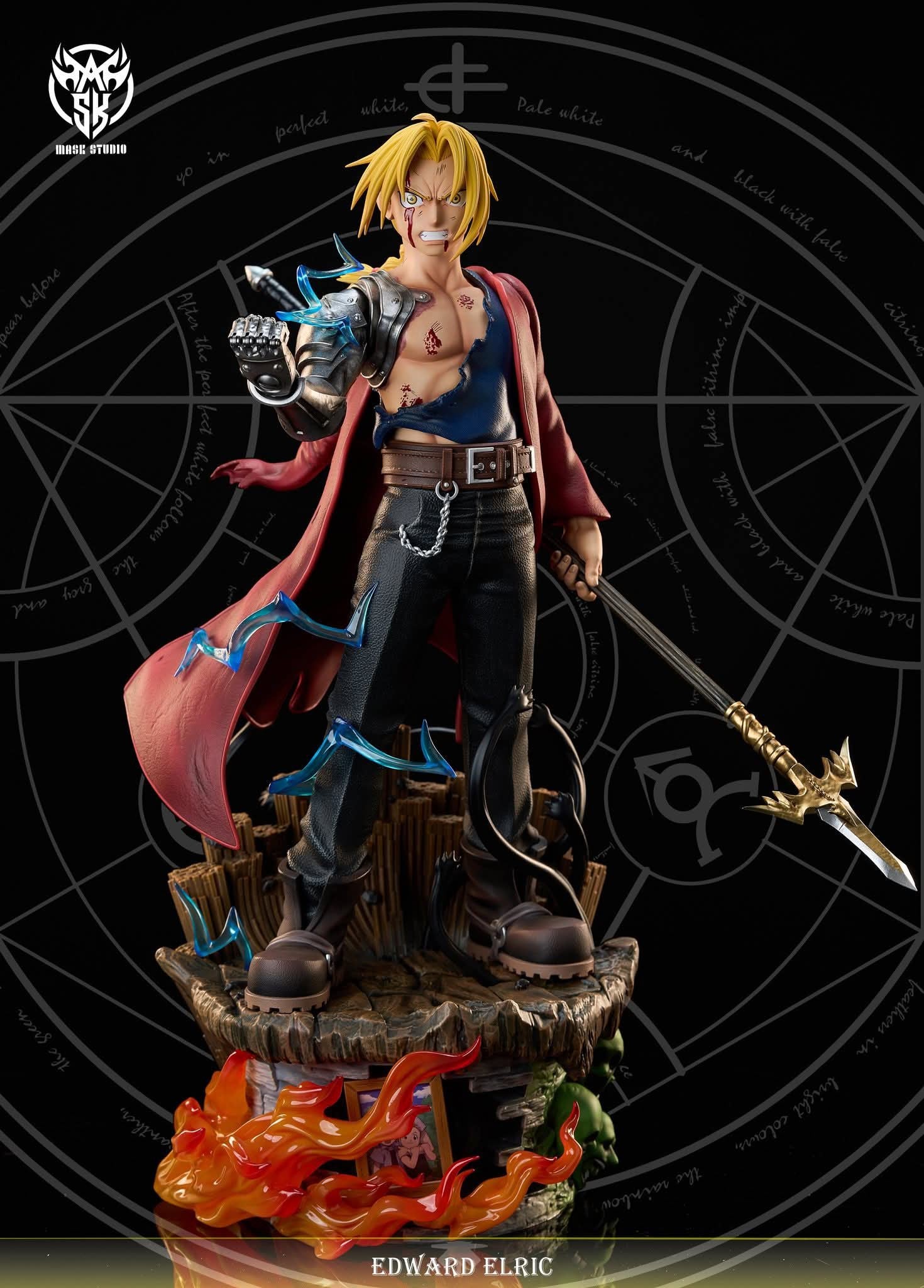 Edward Elic resin statue mask studio anime figure