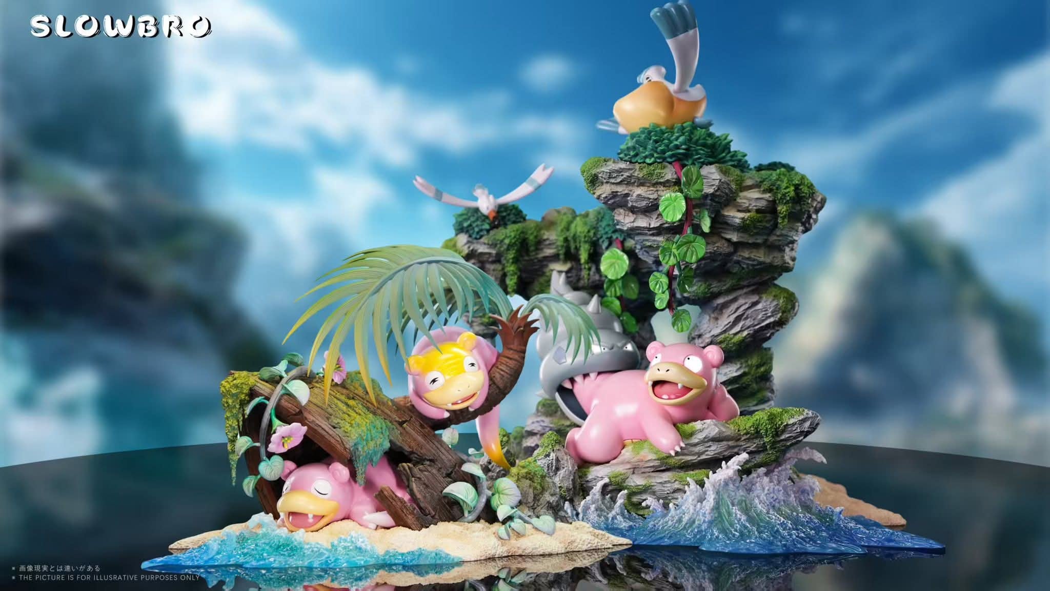 Slowpoke 2.0 - Pokémon resin statue RAVEN Studio anime figure