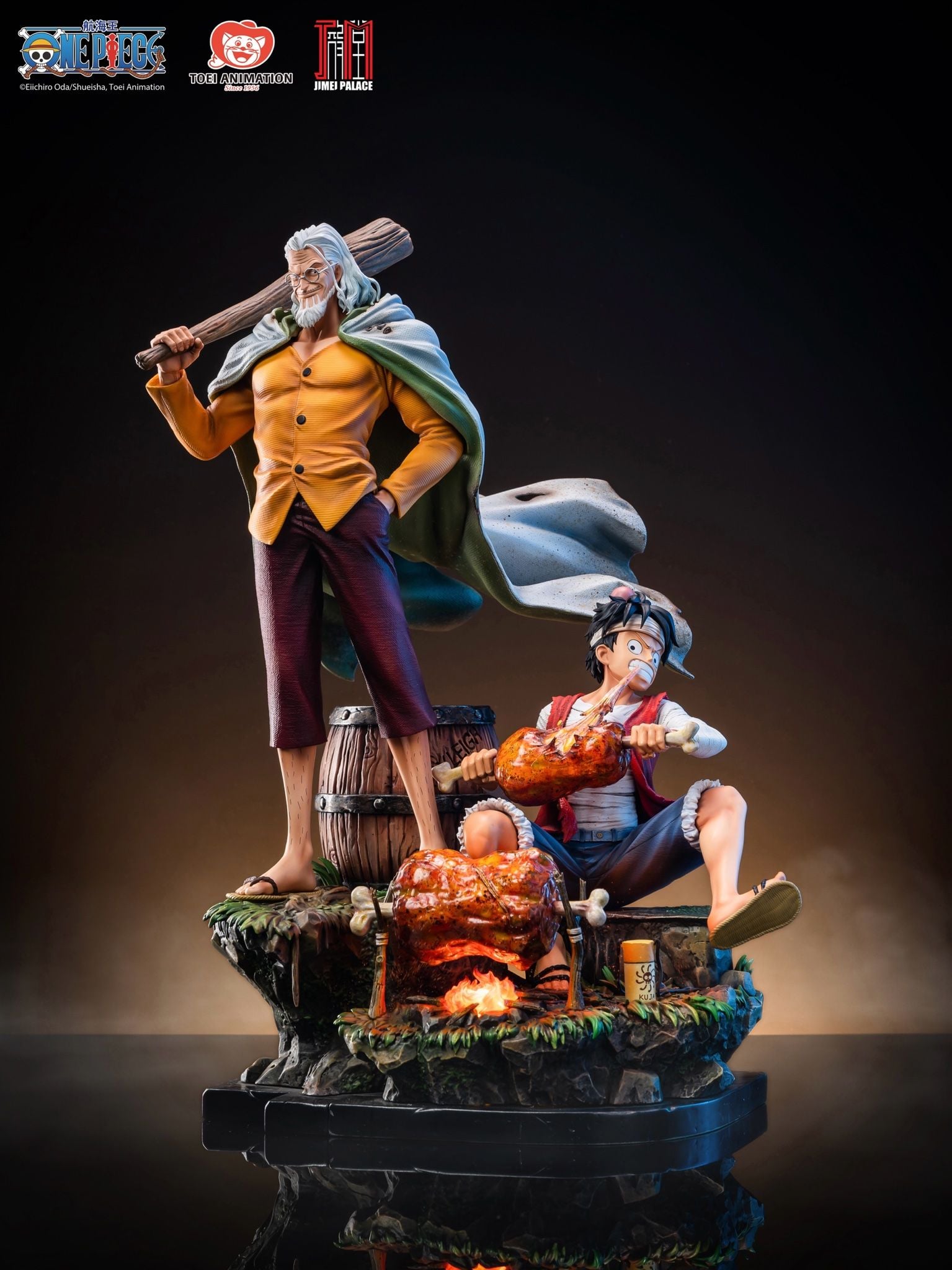 Luffy & Rayleigh - One Piece - Jimei Palace resin statue Jimei Palace Studio anime figure