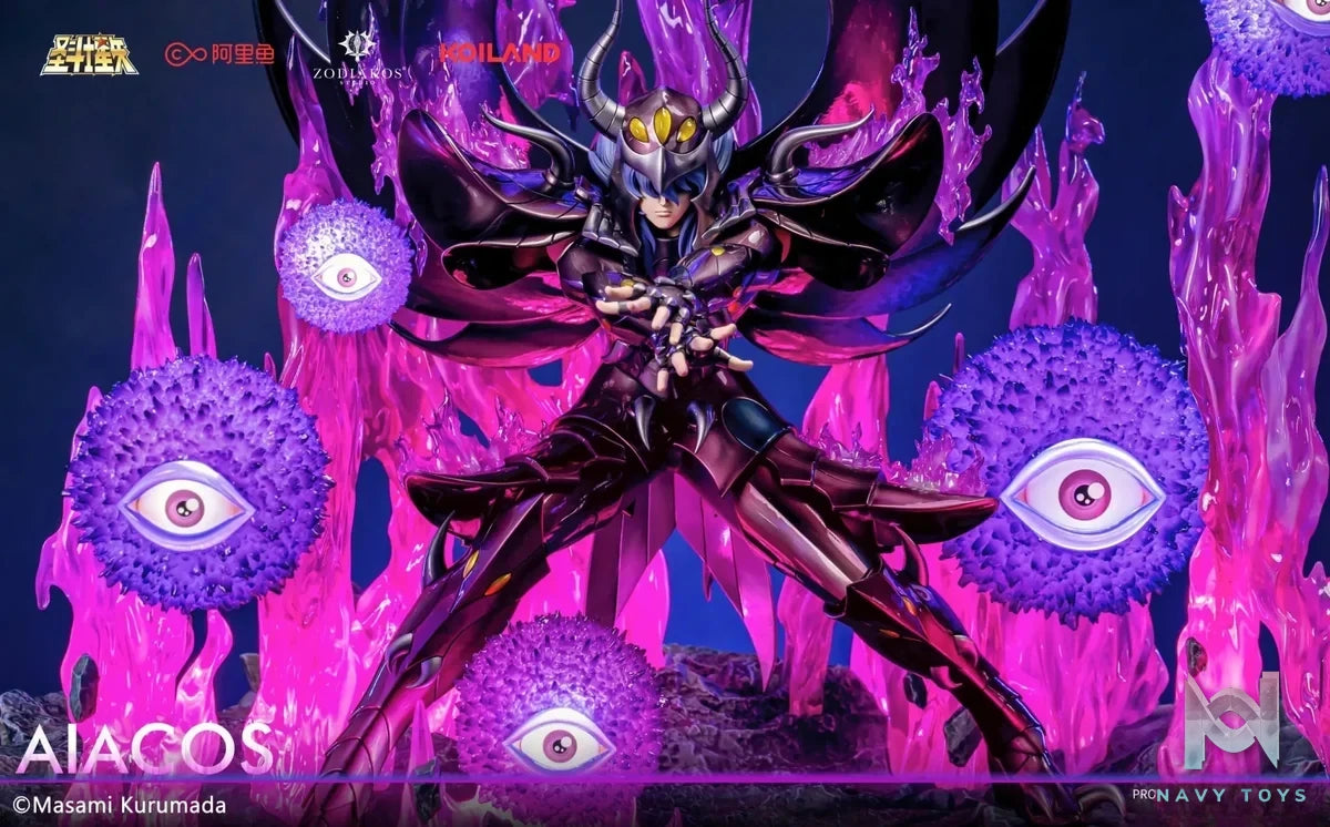 Zodiakos Studio - Saint Seiya Aiacos Masami Kurumada (Licensed) resin statue Navy Toys anime figure