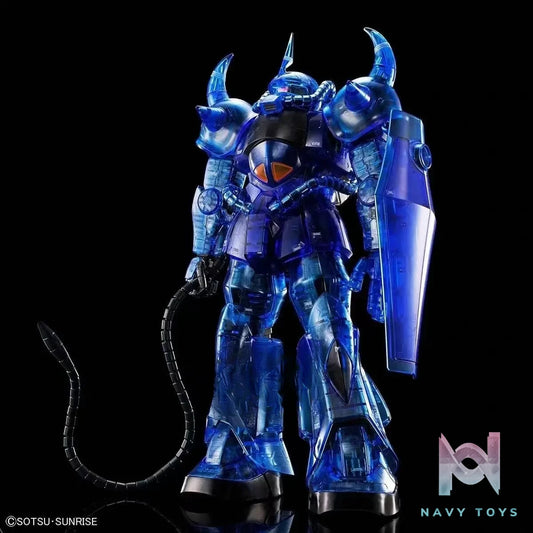 BANDAI SPIRITS – MG 1/100 Gouf 2.0 MS-07B (Clear Color) Gundam Base Limited Model Kit (Licensed)