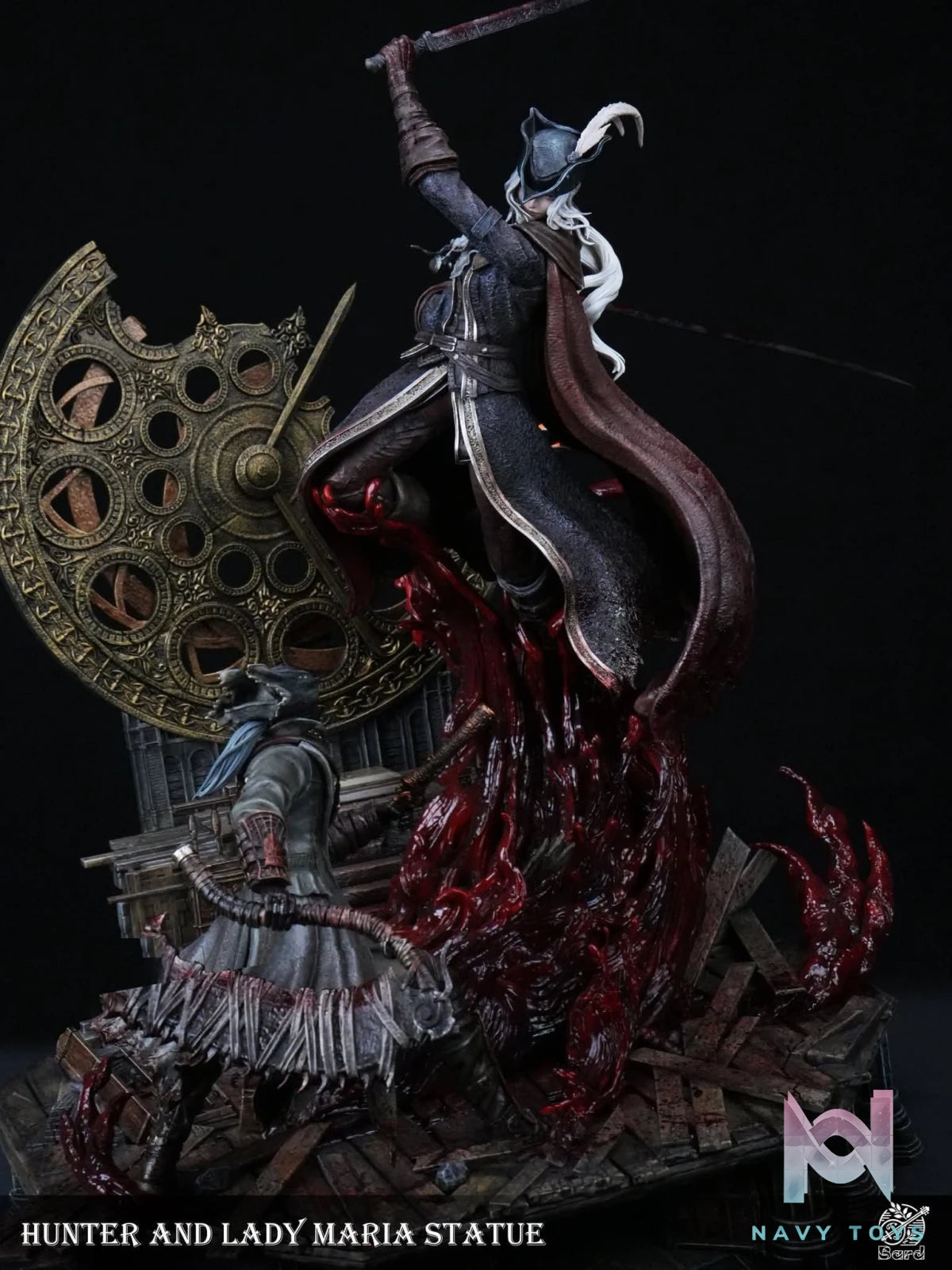 Lady Maria vs Hunter resin statue Bard studio anime figure