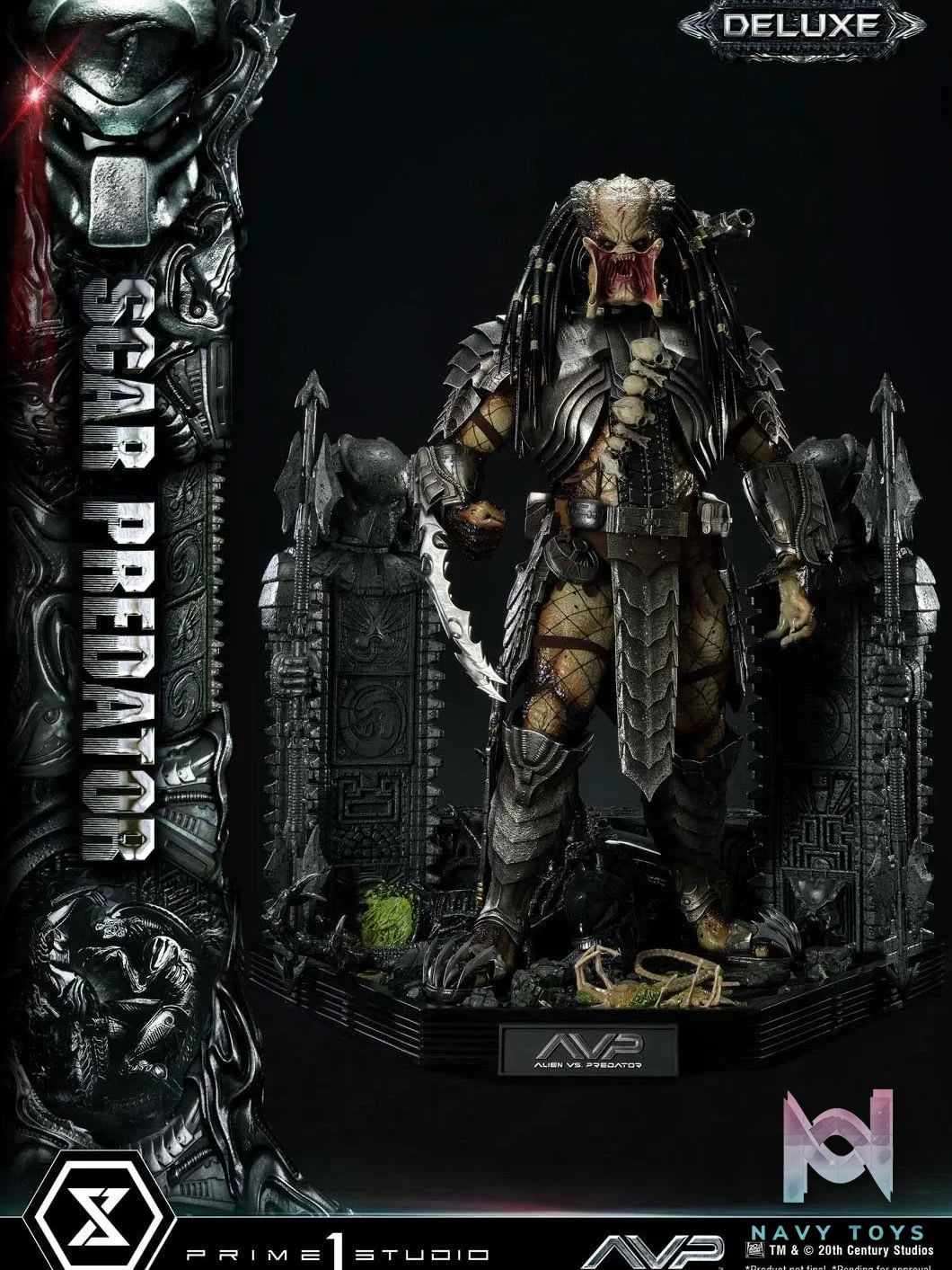 Scar Predator - Ailen vs.Predator - Prime 1 Studio (MMPR - 04DXS) resin statue Prime 1 Studio anime figure