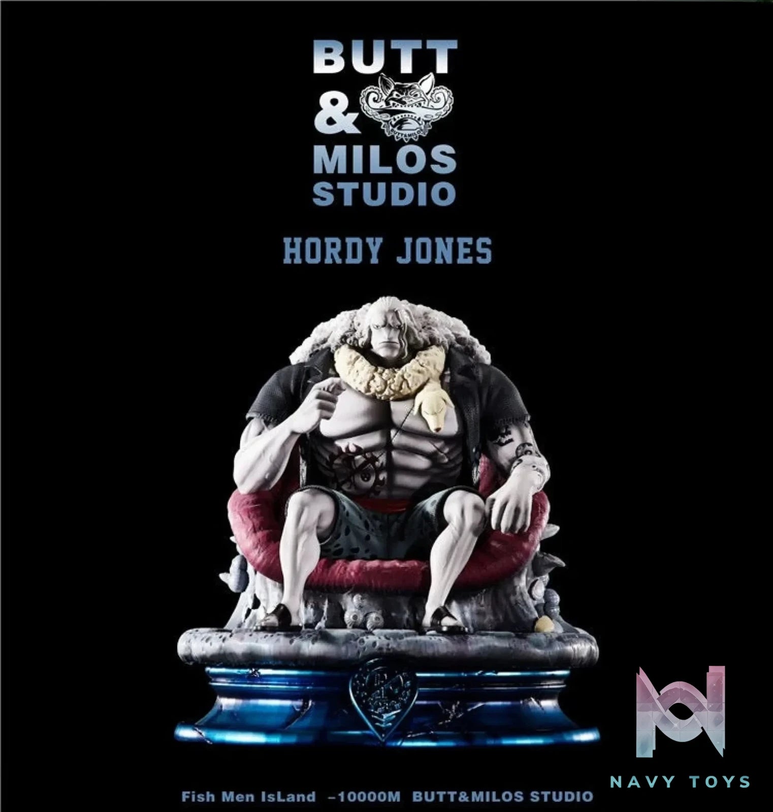 Butt & Milos Studio – One Piece Hody Jones & Shirahoshi & Neptune & Ryuboshi & Fukaboshi & Zeo & Igaram & Daruma & Manboshi & Dosun & Ikarosu Muhhi & Otohime