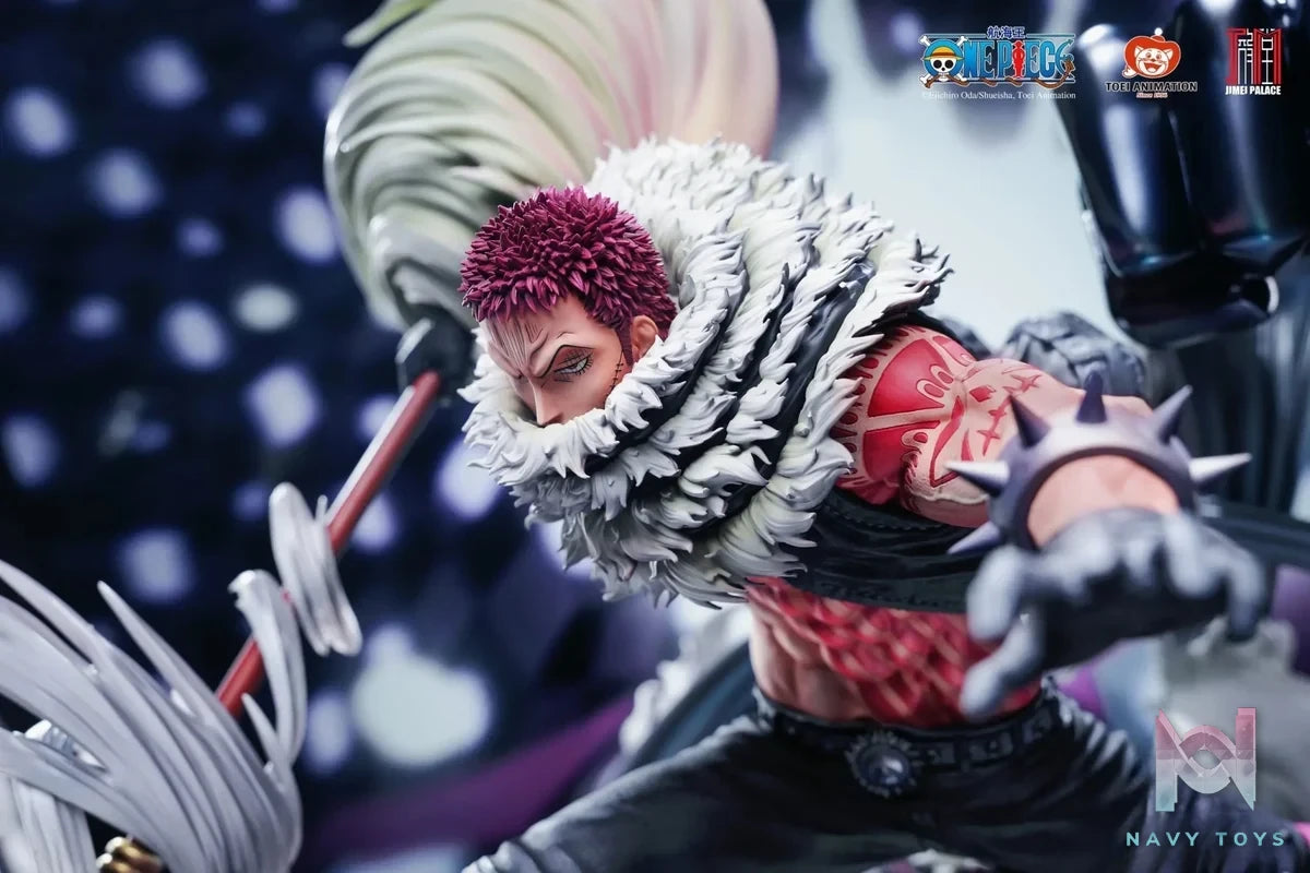 JIMEI PALACE Studio - One Piece Katakuri (Licensed) resin statue Navy Toys anime figure