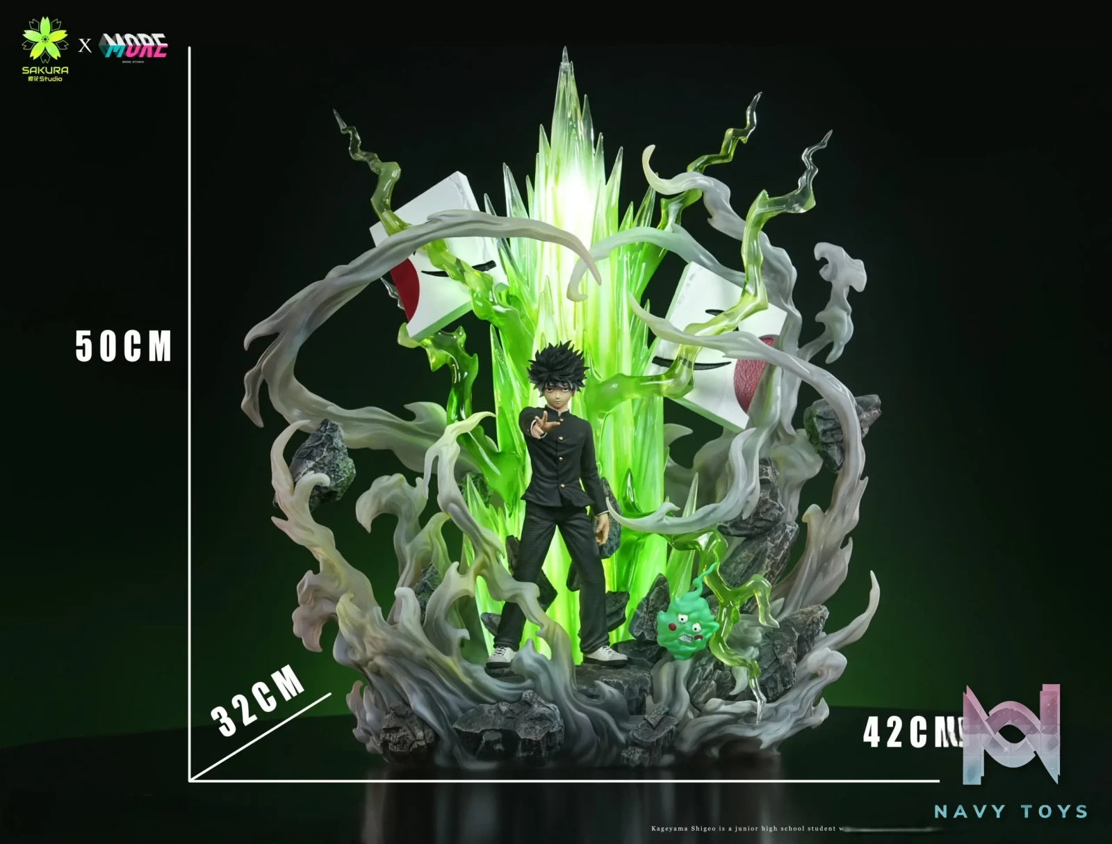 SAKURA Studio X MORE Studio – Shigeo Kageyama Mob Psycho 100