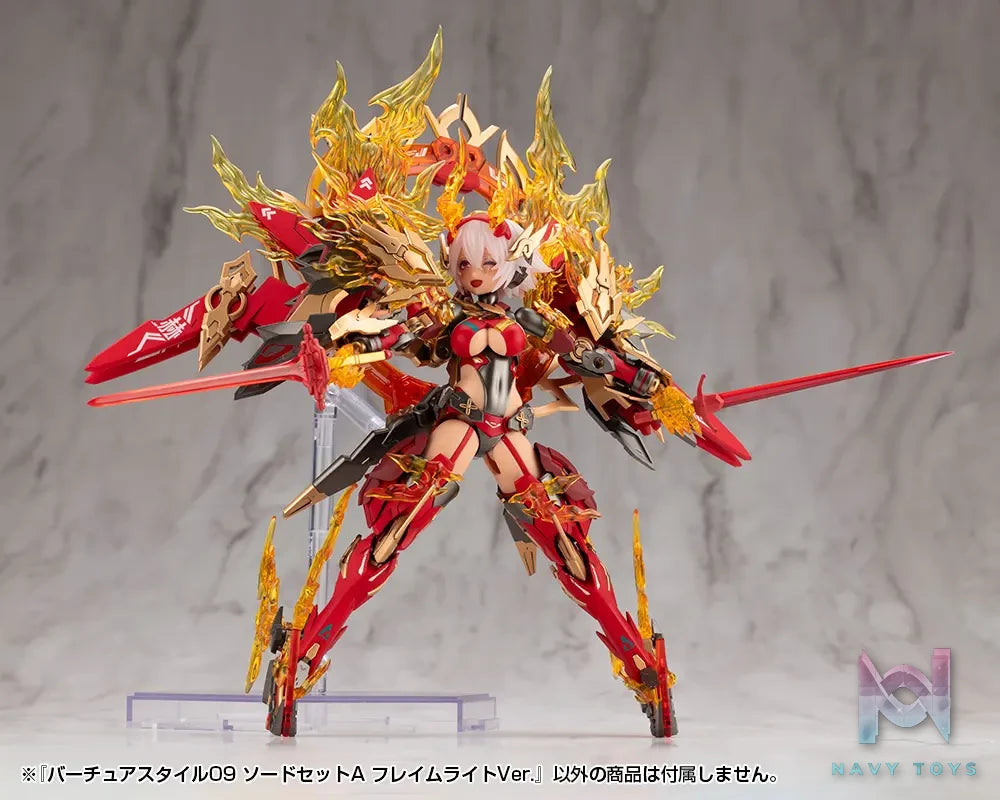 Kotobukiya – M.S.G Modeling Support Goods Virtuous Style09 X Style10 Sword Set A X B Flamerite Ver. (Licensed)